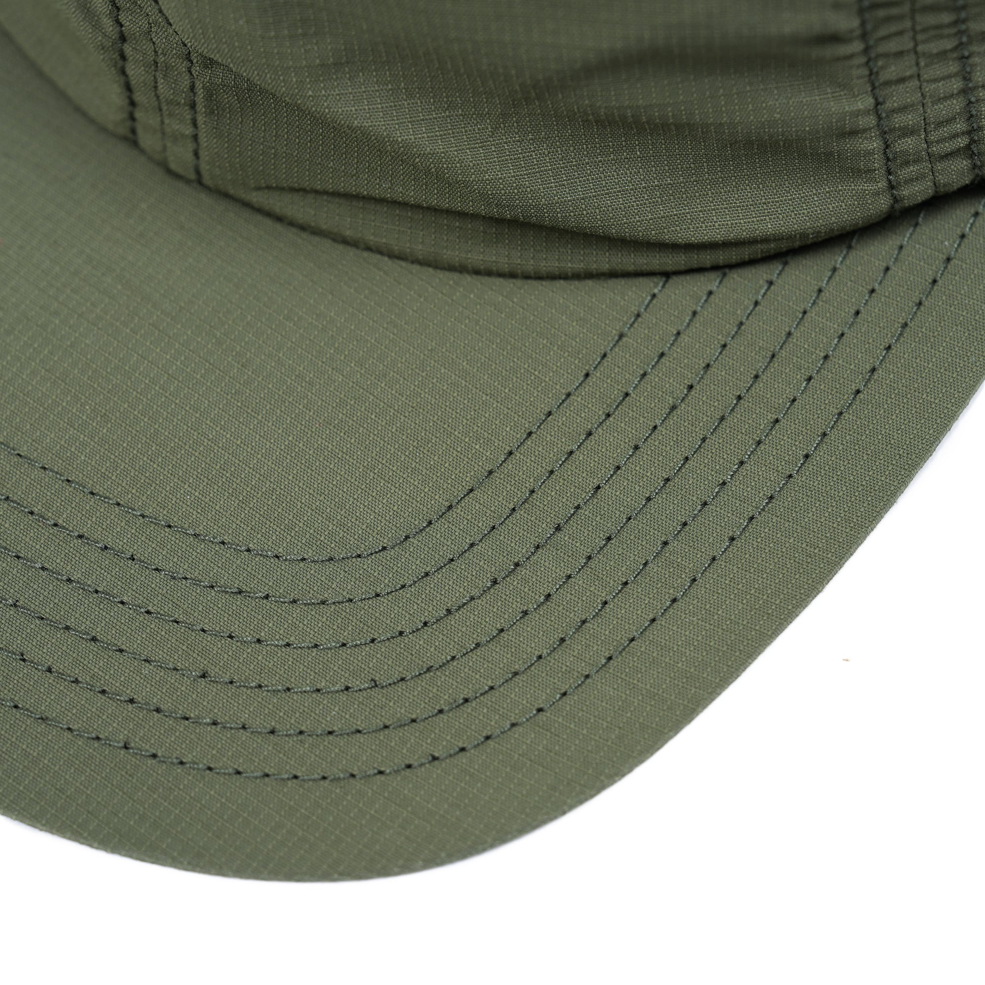 Nylon Rip Stop Shirring 6Panel Cap (olive) | OVY