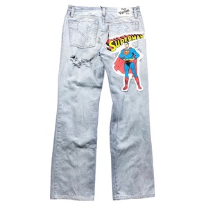D&G × “SUPERMAN” limited edition denim pants