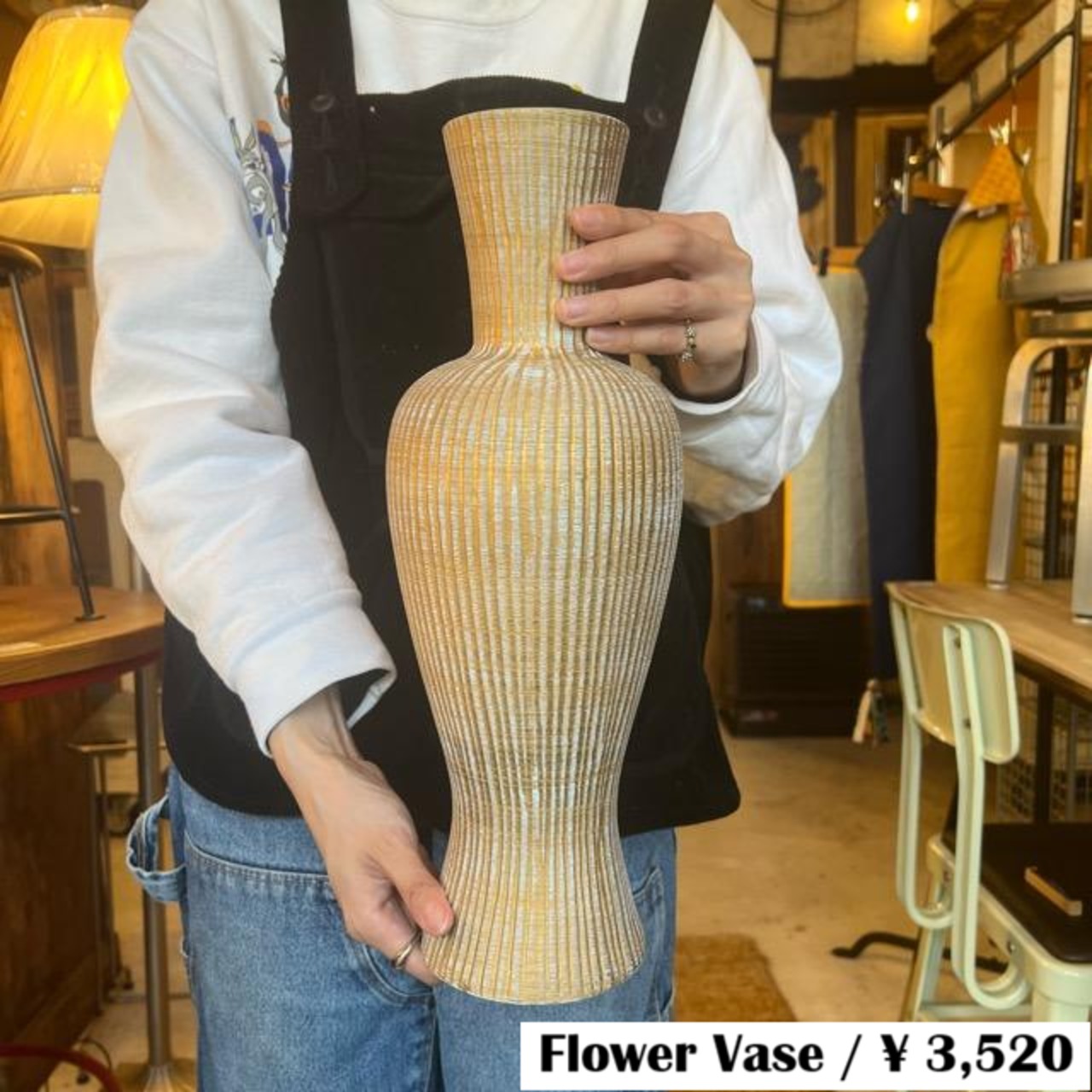Ceramic Flower Vase　SOUTHEN LGOLD　セラミックフラワーベース 　花瓶　フラワーベース　花　