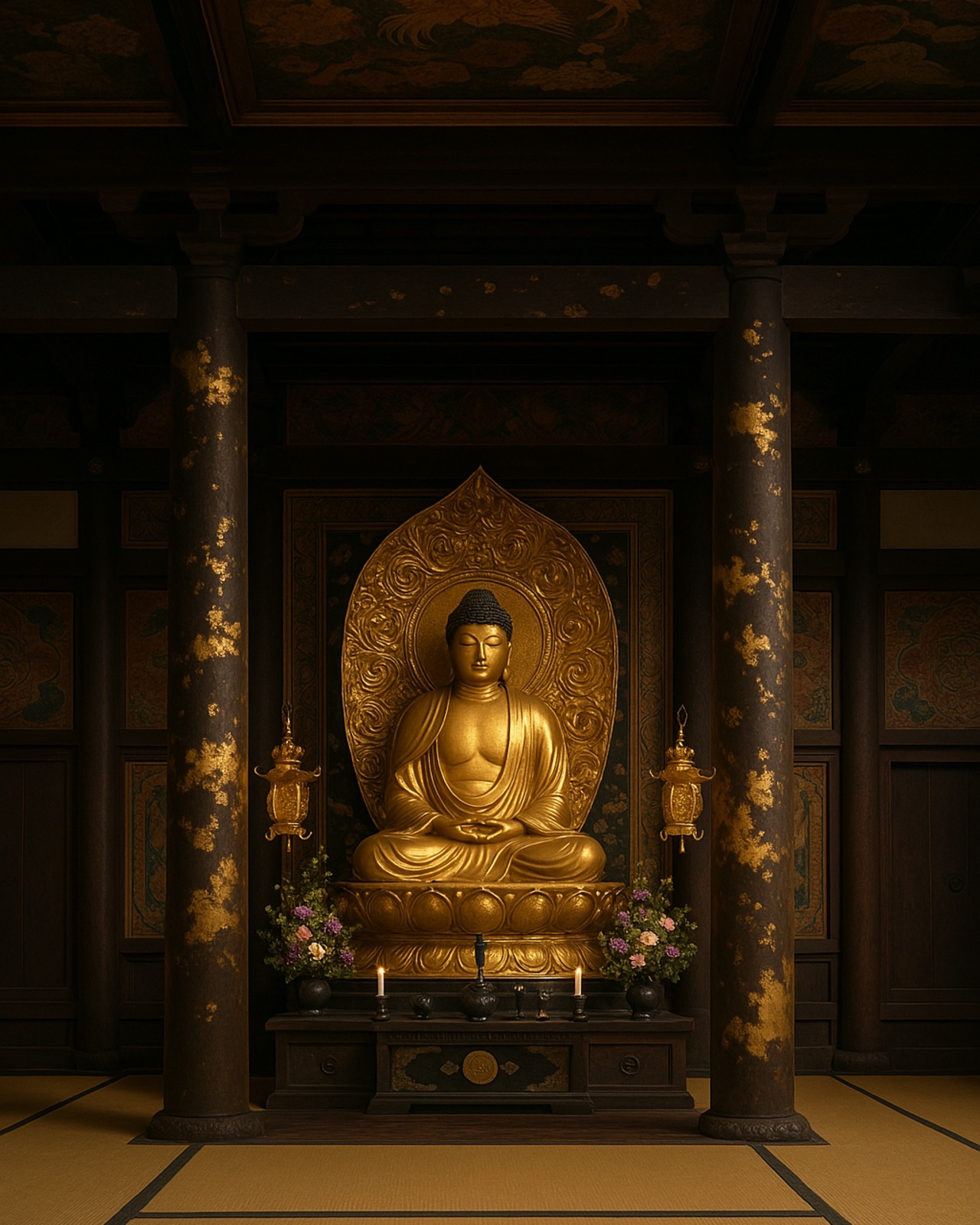 金箔断切(たちきり) 「二号色/109mm角/50枚」