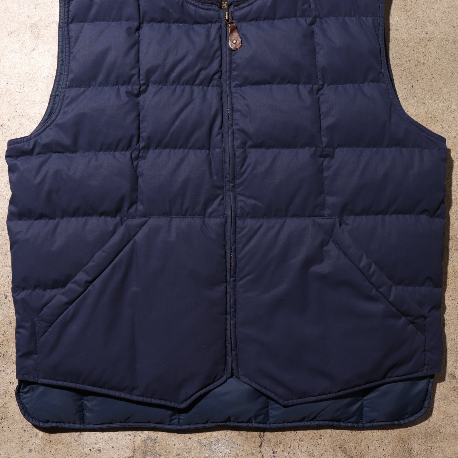 極美品 XL ネイビー Downlight Canadian Vest グースダウンベスト 