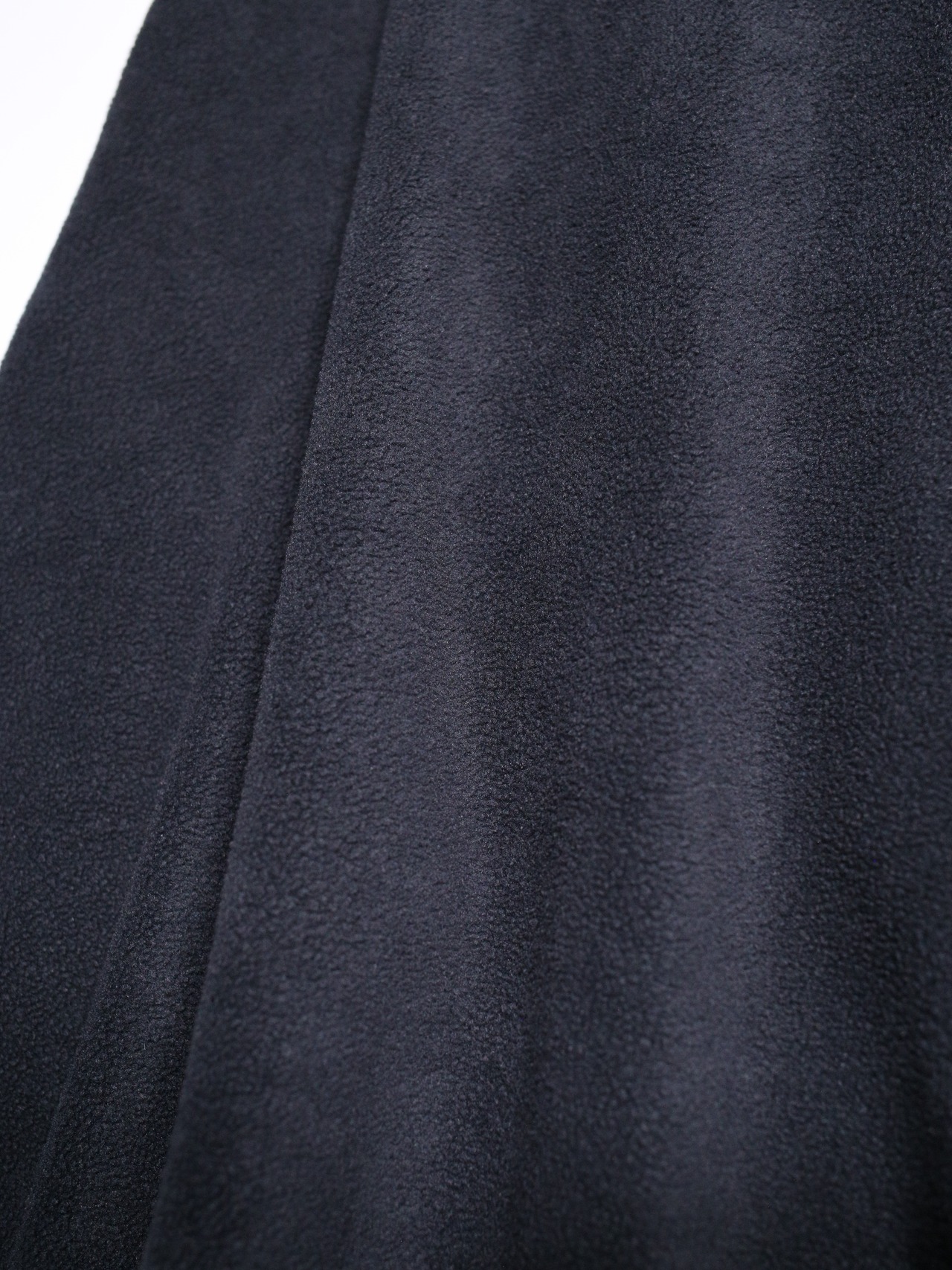"KING SIZE" black fleece over silhouette jacket - 16