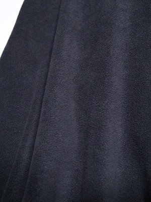 "KING SIZE" black fleece over silhouette jacket