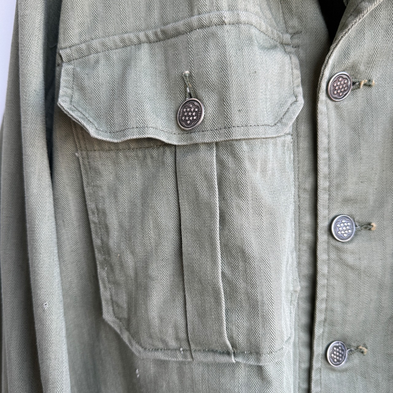 US Army M-41 HBT シャツジャケット 40s 画像10