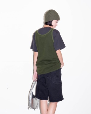 2000s Dickies - black denim baggy shorts