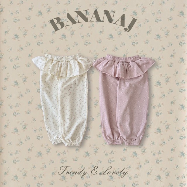 【予約】flower pants