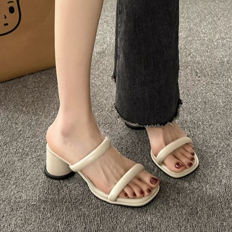 ダブルベルトミュールサンダルV04162