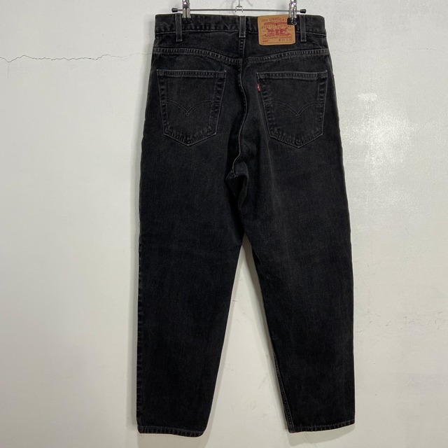 Levi's 560 ブラックデニムパンツ　W33L30 2002年製　後染め