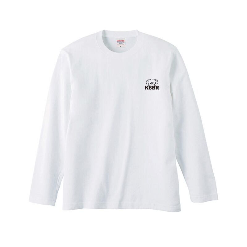 KSBR ロングスリーブTシャツ 白地に黒文字 XXL | OGIYUKA OFFICIAL