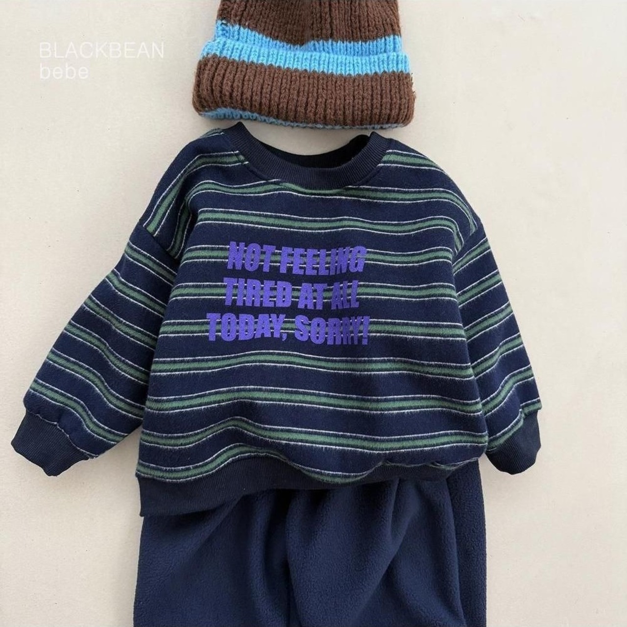 ブラックビーン / blackbean / フィーリングトレーナー / 韓国子供服 / キッズ / 26winter〖取寄〗*ベビーS~XL*
