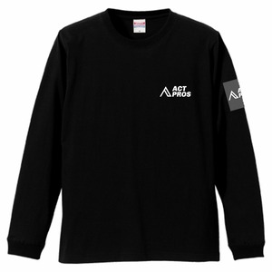 【UNISEX】ACTPROS オリジナルロゴ 5.6oz 長袖Tシャツ（1.6インチリブ）【4colors】