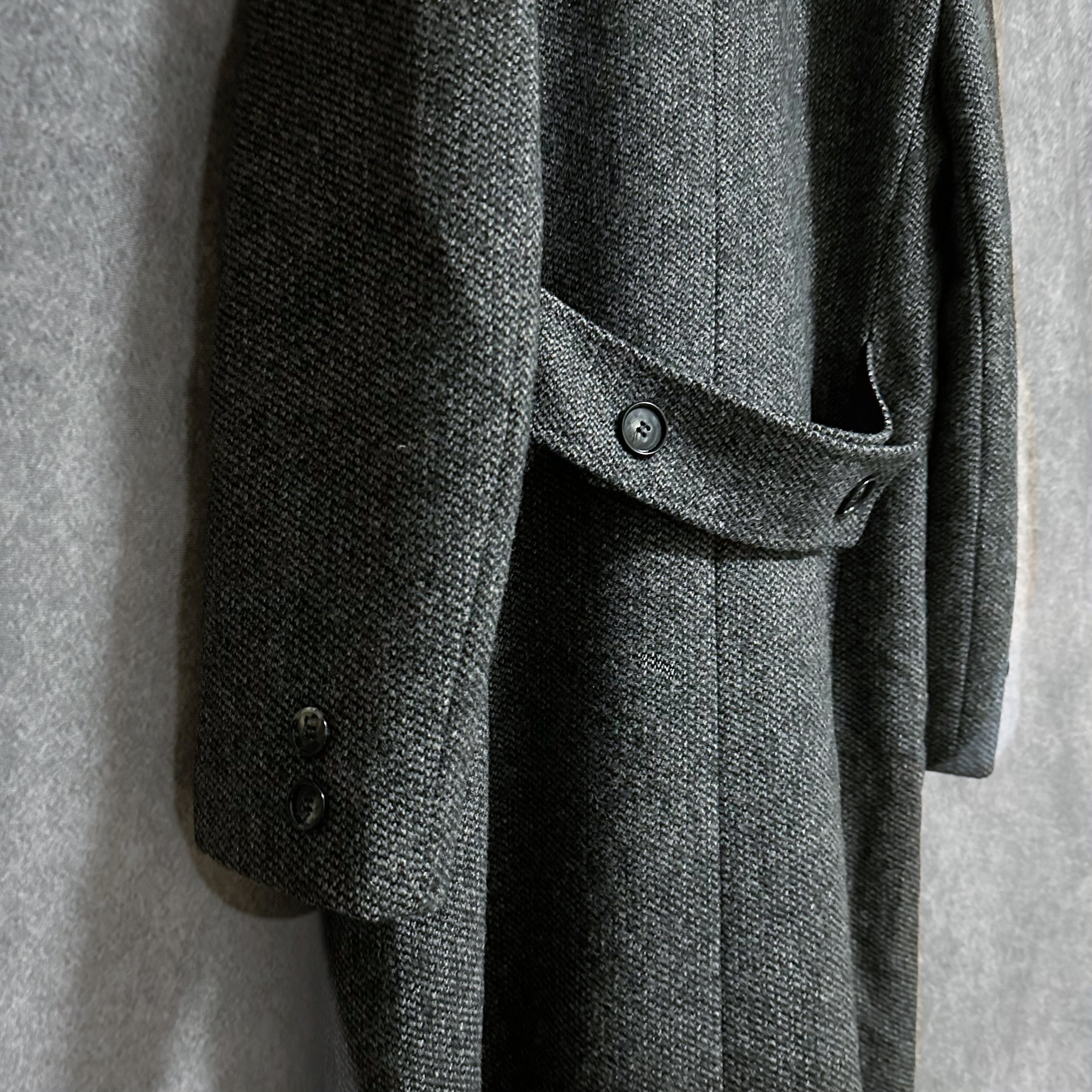 90s 2way purewool stand collar chester coat 90年代 ウールコート