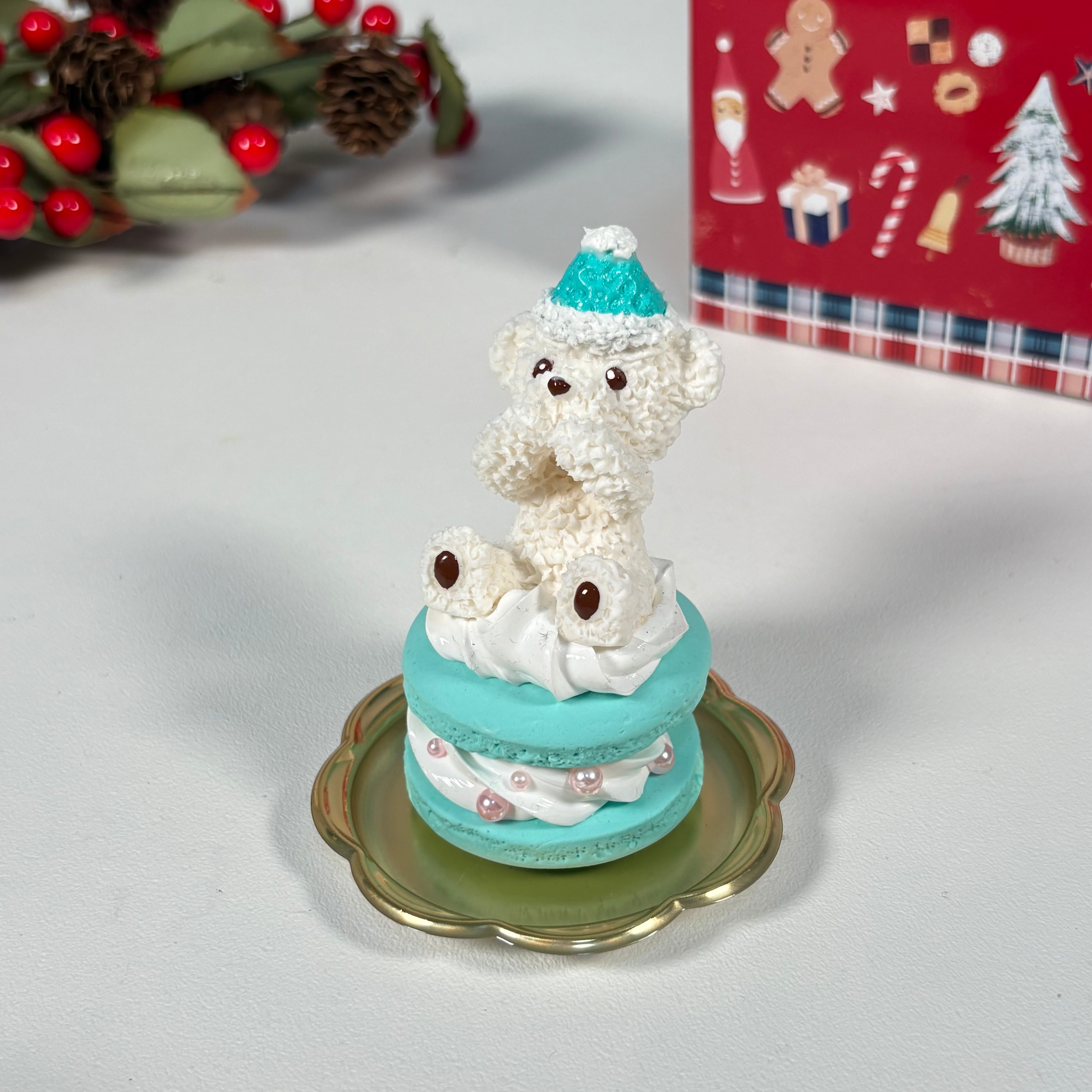 サンタクマカロンのオブジェ