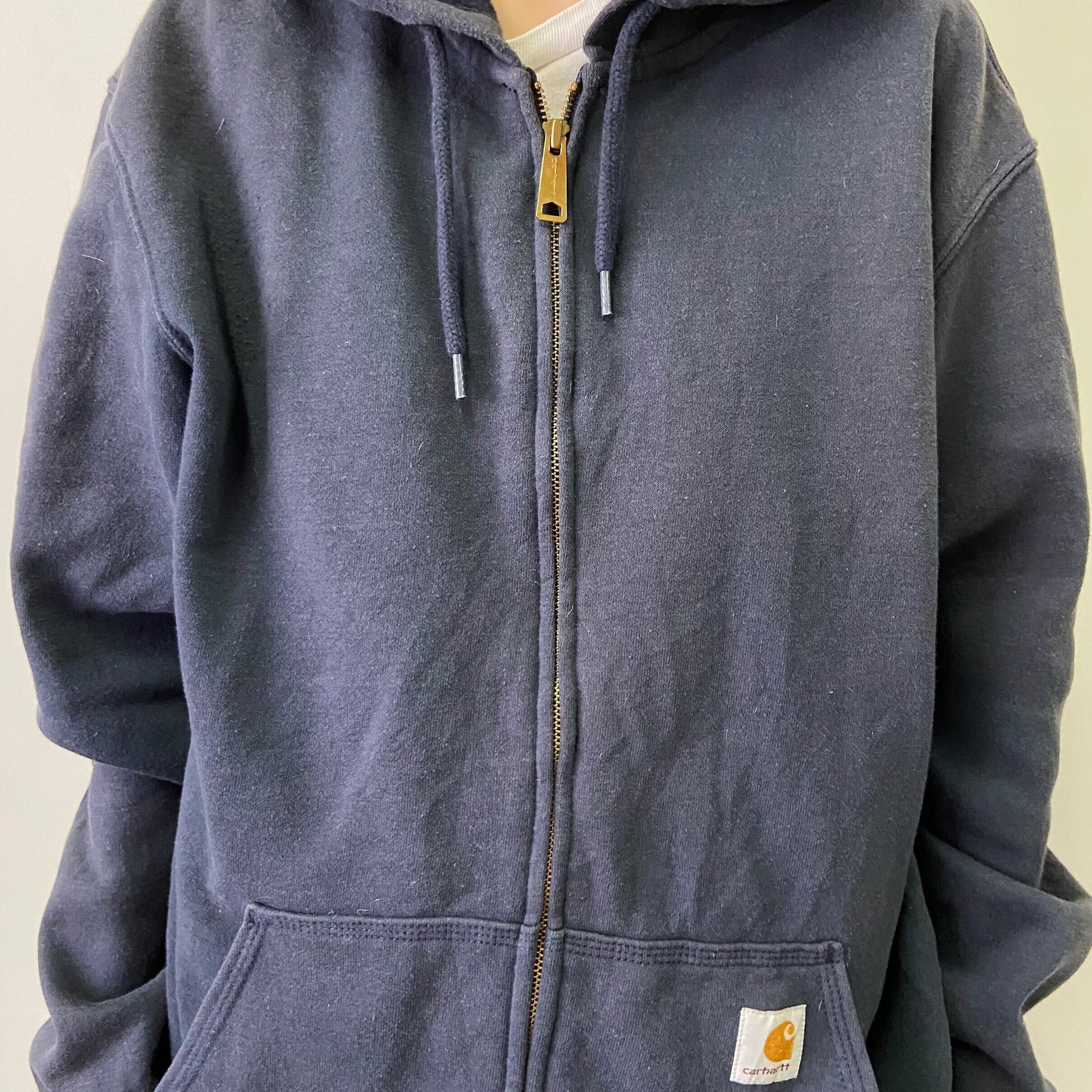 Carhartt カーハート ワンポイントロゴ 刺繍 フルジップ スウェット 