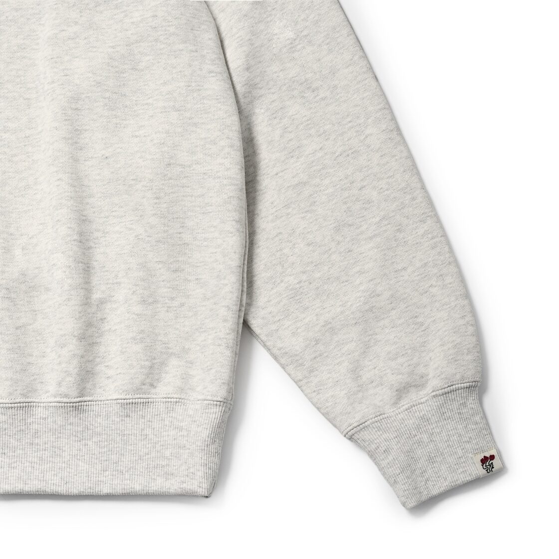 ABCD FLEURS original logo crewneck sweatshirt (ASH) | PAY ID