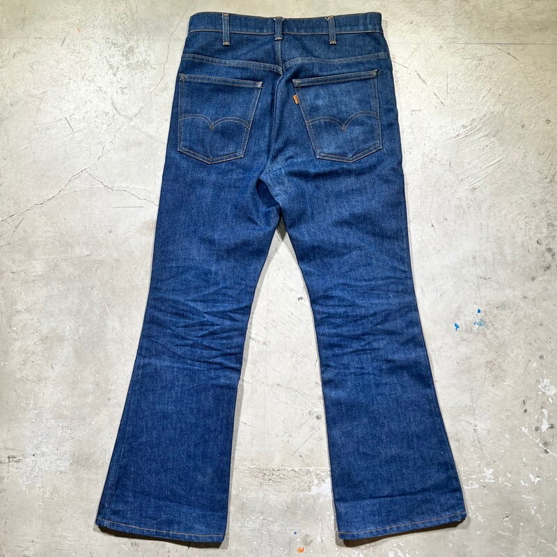 70's USA製 Levis 646 646-0917 w30 ベルボトム約22cm - デニム