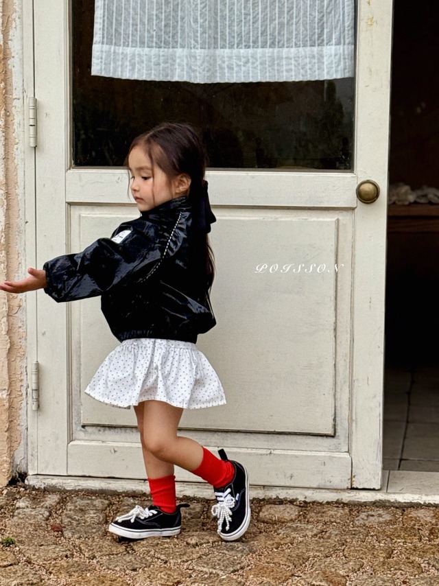 [即納S/M]≪POISSON≫mono windbreaker black 19