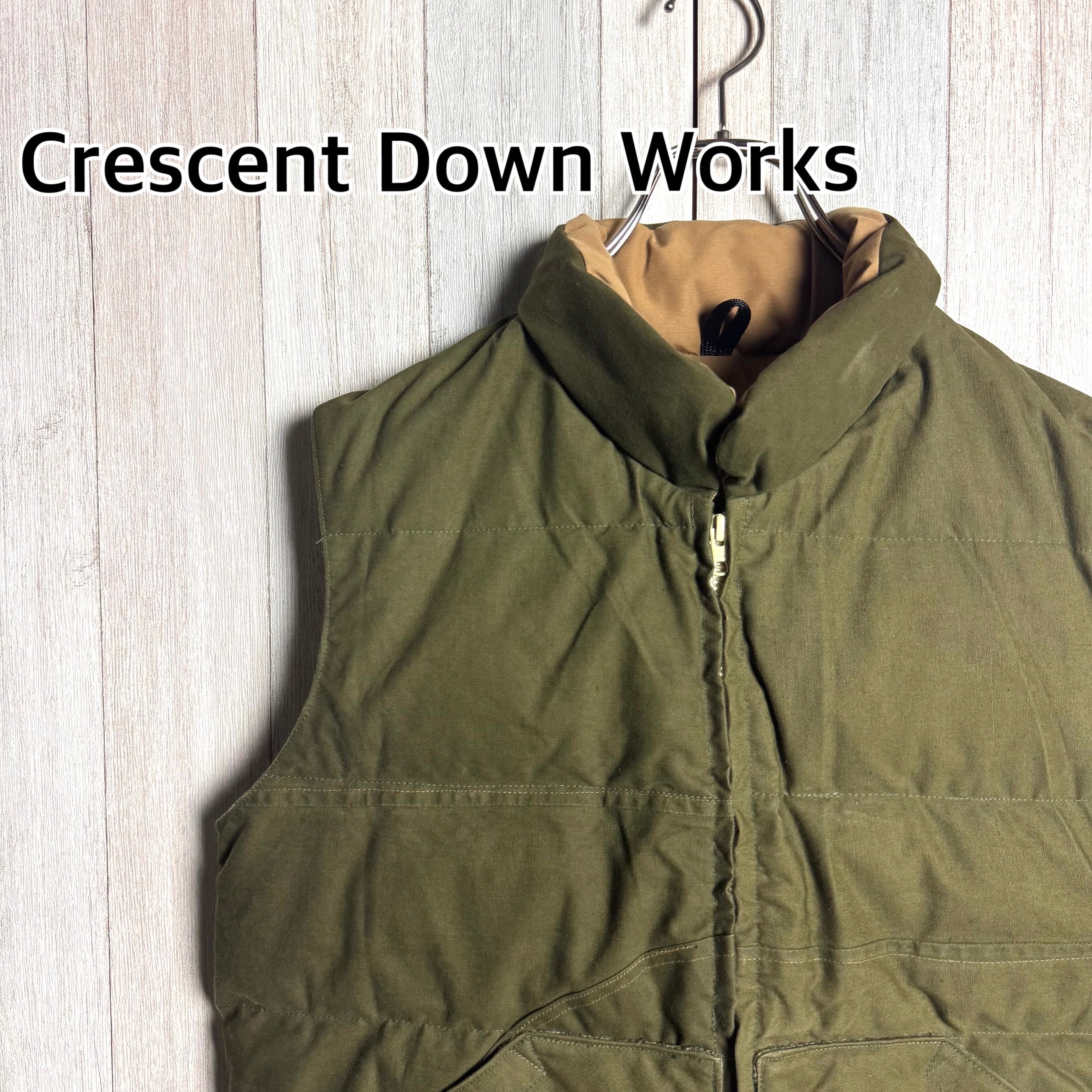 USA製 Crescent Down Works クレセントダウンワークス ダウンベスト