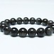 ブラックルチルクォーツ ブレスレット 12mm ブラックトルマリン トルマリネイテッドクォーツ 一点物 メール便可 [M便 1/10] 111-47054