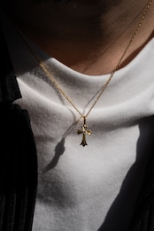 1/10(sat)発売【Cross Luxe Necklace】/ GOLD