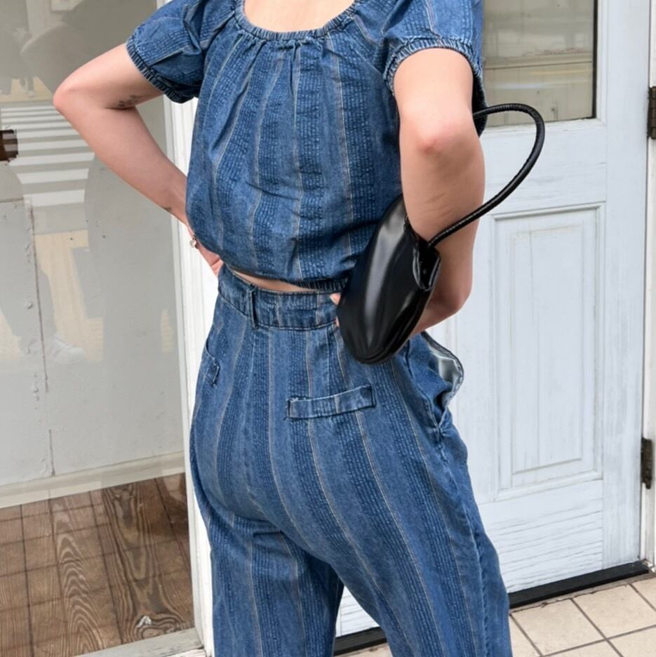 半袖デニムセットアップ_LN02065