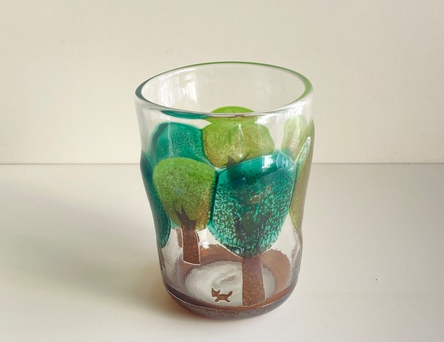 A様お取り置き分2　絵本の森　グラス　吹きガラス