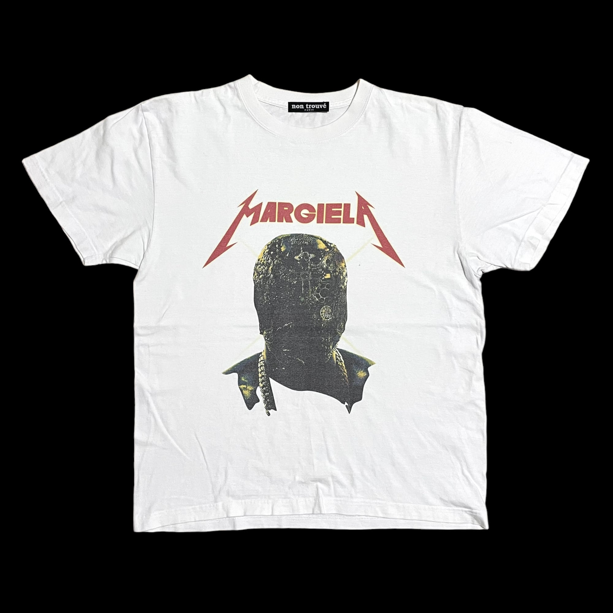 non trouve】メタリカ METALLICA ロゴ プリントTシャツ MARGIELA