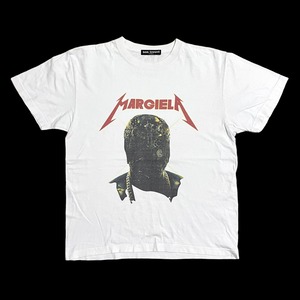 【non trouve】メタリカ METALLICA ロゴ プリントTシャツ MARGIELA バンドTシャツ ロックTシャツ ホワイト L相当 us古着