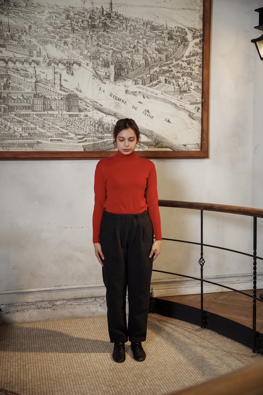 Silk Cashmere High Neck P/O