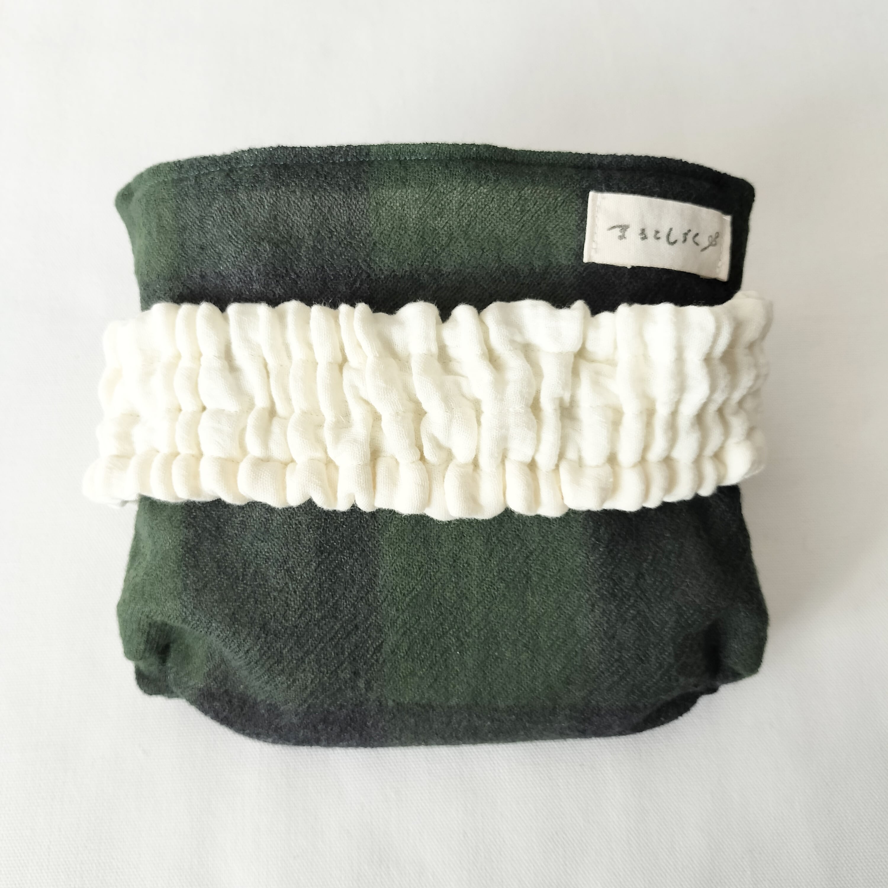 《エバーグリーンチェック》布おむつカバー/オールウールタイプ