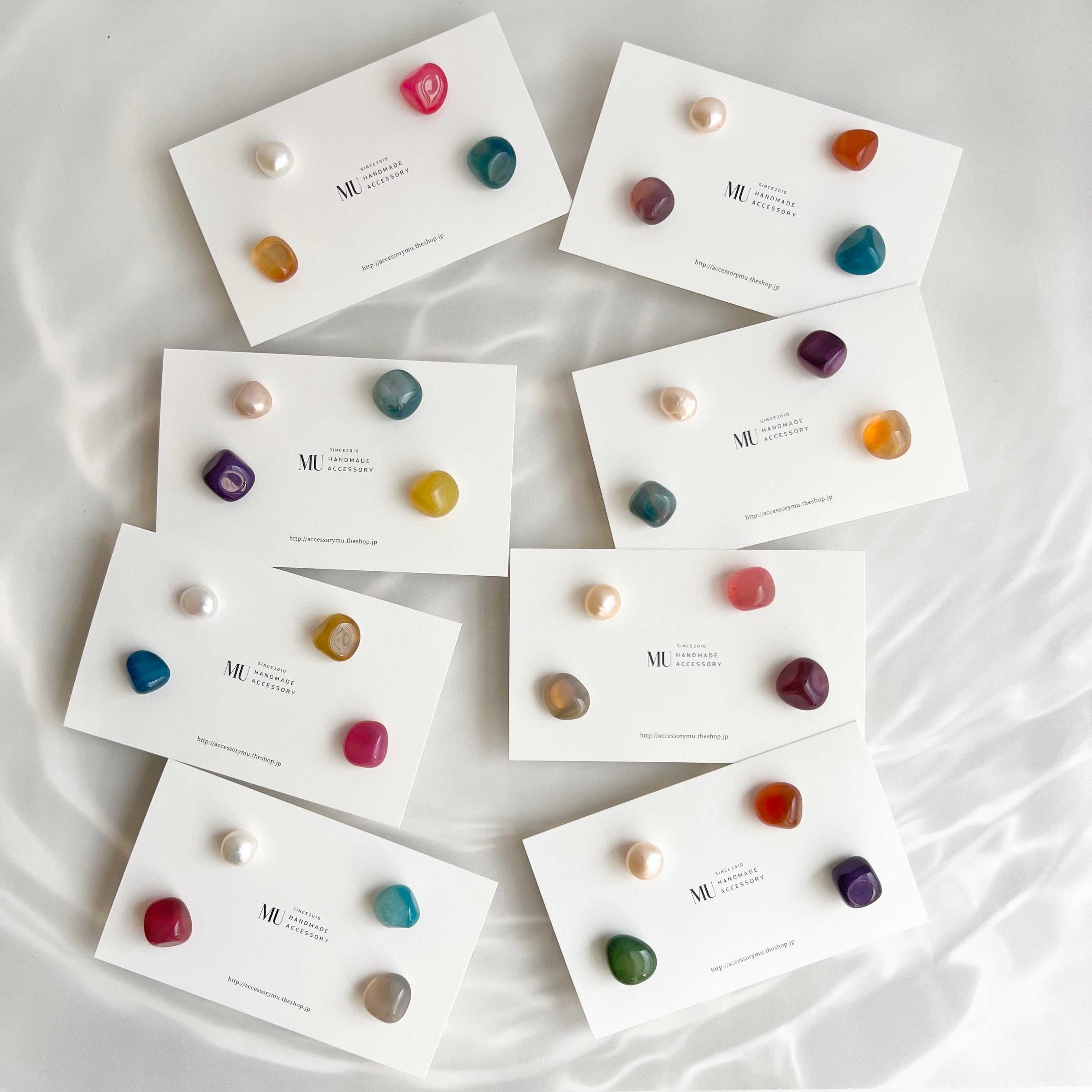 人気No1 / あめ玉ピアス【サージカルステンレス】 | Handmade Accessory MU