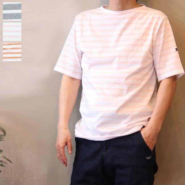 未使用 SAINT JAMES セントジェームス PIRIAC A DIVERS ピリアック ボーダー 半袖 Tシャツ カットソー サイズ5 ピンク×ホワイト メンズ レディース 古着 中古 USED 楽天市場】日本正規品 セントジェームス ピリアック ボーダー 半袖 T