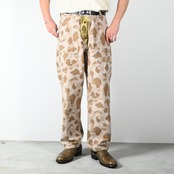 BOWWOW(バウワウ)DUCK HUNTER CAMO FIELD PANTS (裏側)コーディネート
