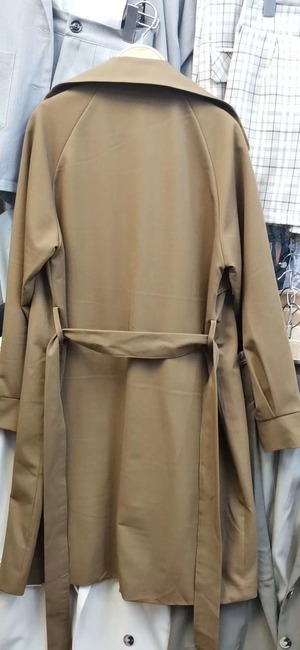 ウエストリボンロングコート