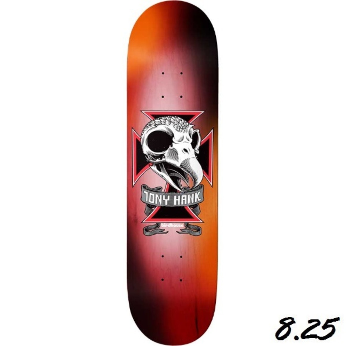 Birdhouse Tony Hawk Skull 2 Deck 8.25 x 31.5インチ - Multi (バード 
