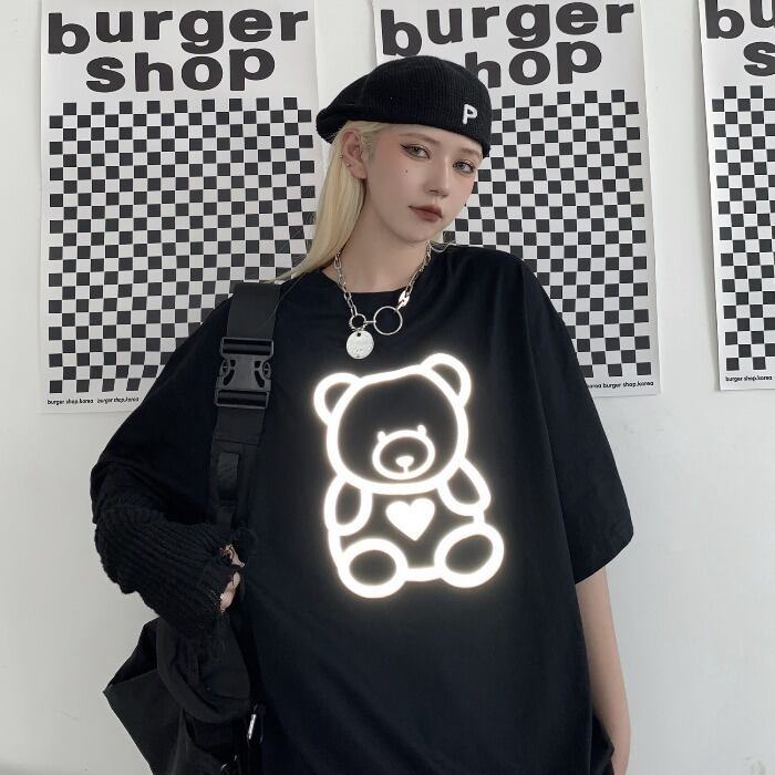 ラウンドネックTシャツ シャツ サマールーズカジュアル 大きめサイズ 夏物 Oネック ケッペル86089399075