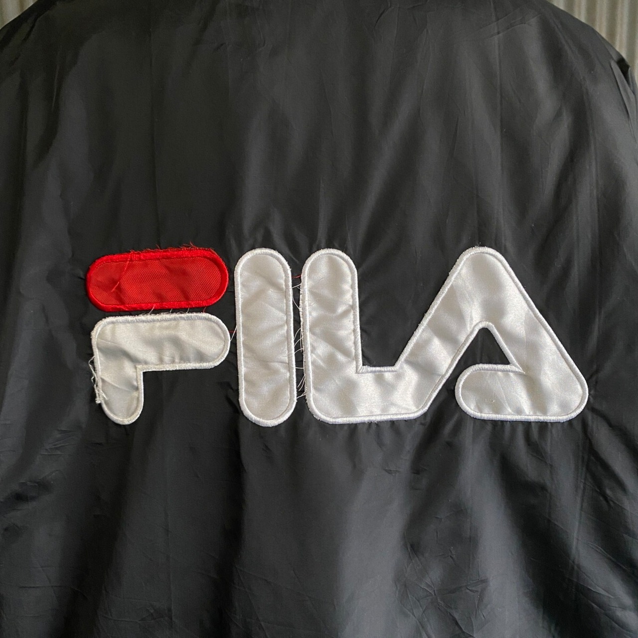 ビッグサイズ FILA フィラ リバーシブル 中綿 ナイロンジャケット  
