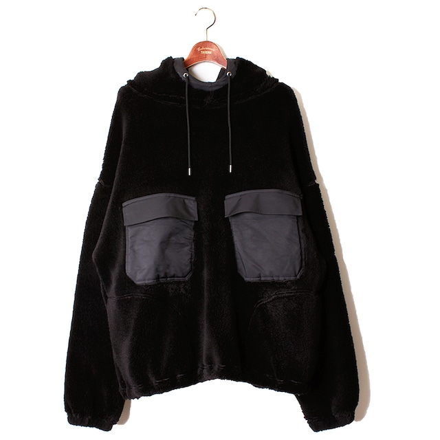 M-51 Sleeve Military Hoody -black <LSD-AI3T1>