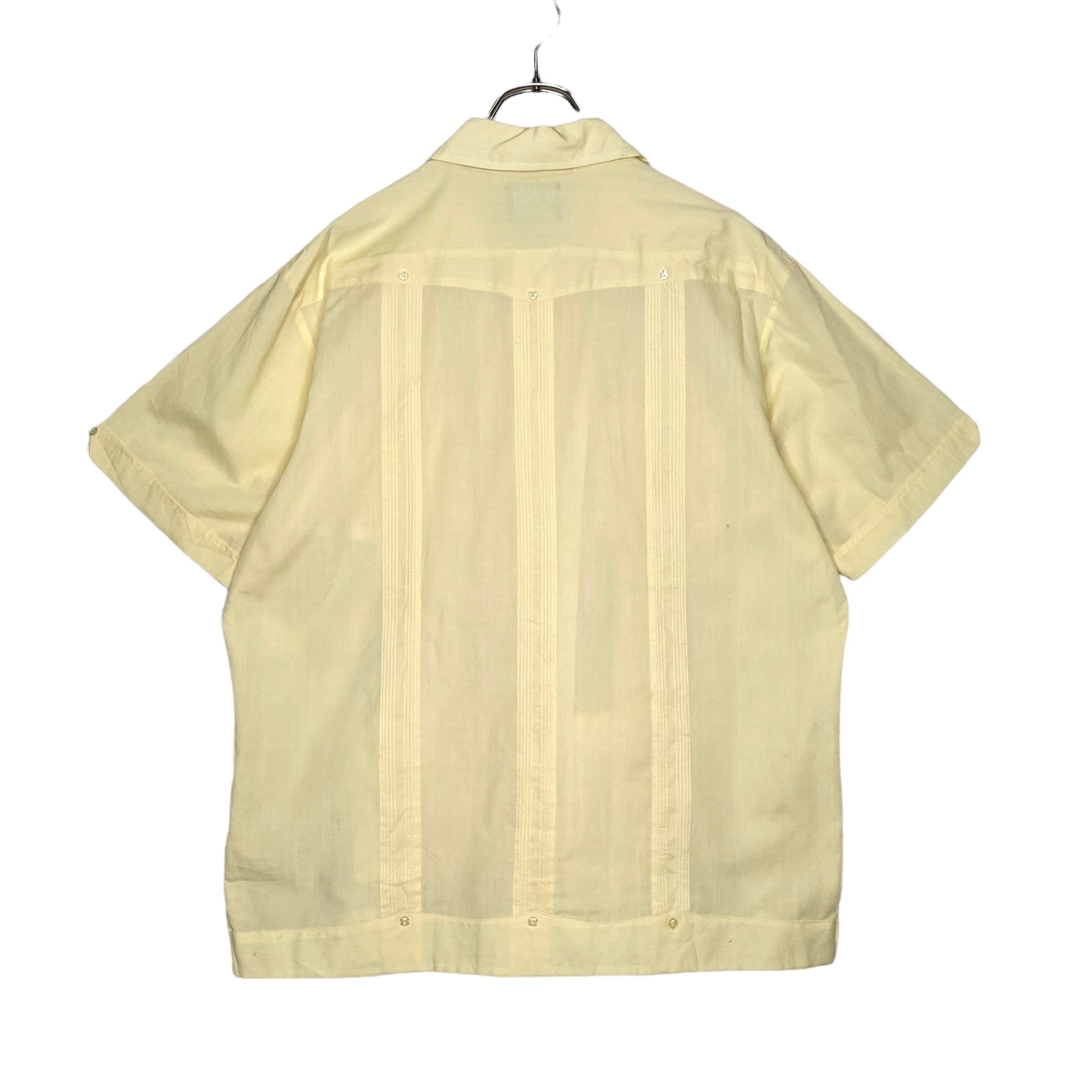 guayabera by HABAND 半袖キューバシャツ L（XL相当） ポリエステル
