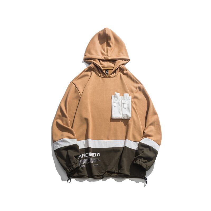 【新作】【送料無料】 Yidaoヴィンテージ19秋新しいコントラストステッチフード付きセーター男性ese学生ルーズで用途の広いカジュアルトップ-アリババ オータム 秋物 ビンテージ hip6-161199496086155