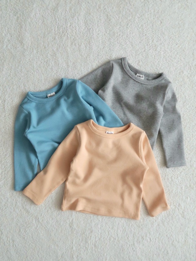 【取寄】bailey｜soft modal tee｜やわらかモダルT｜XS-XL｜kids｜26 autumn