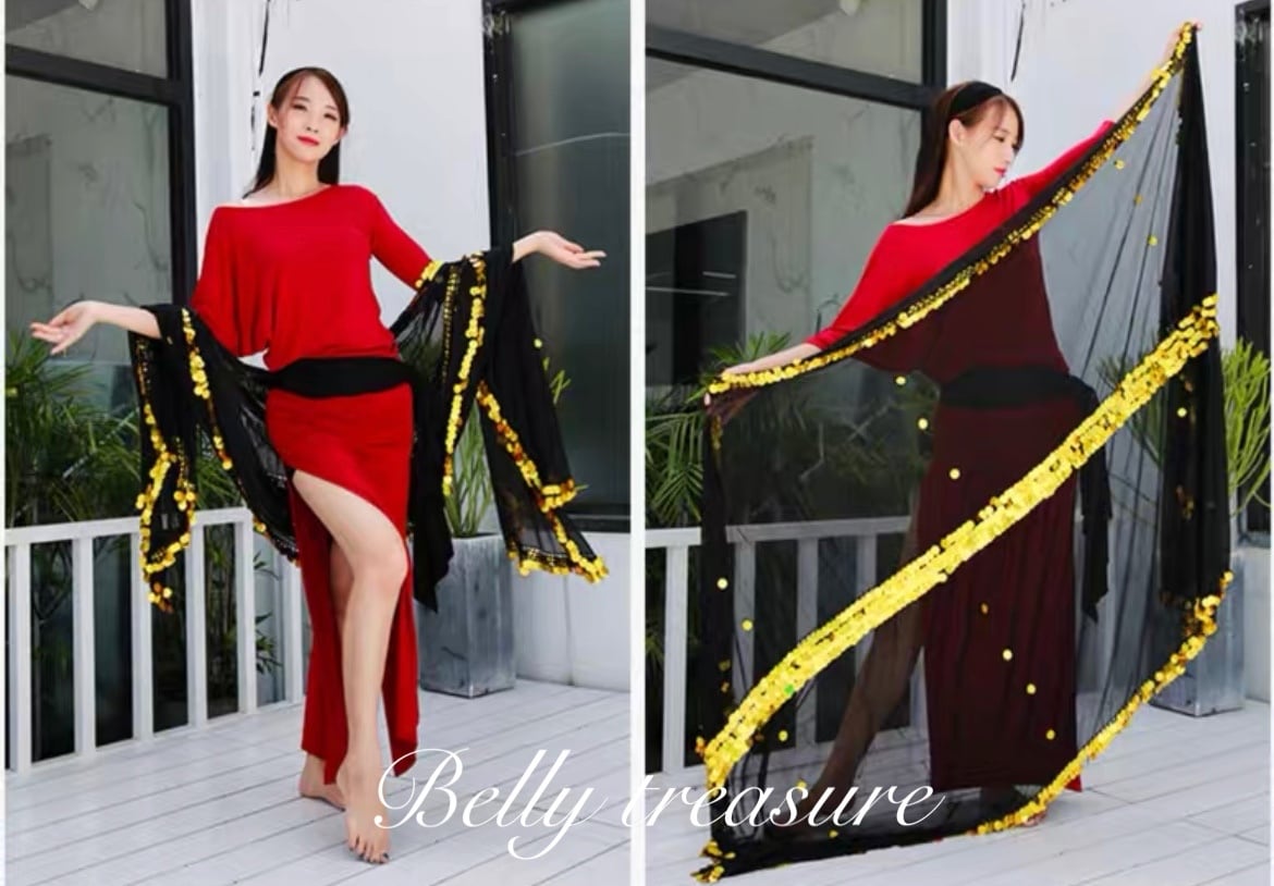 ミラーヤ用 ベール 3カラー 250×125 BQ 3311 202109 | Belly Treasure®︎