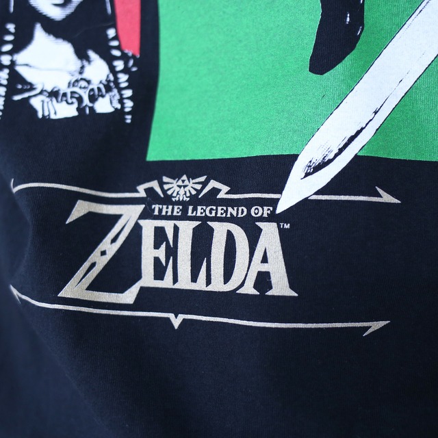 "ZELDA-ゼルダ" good printed tee