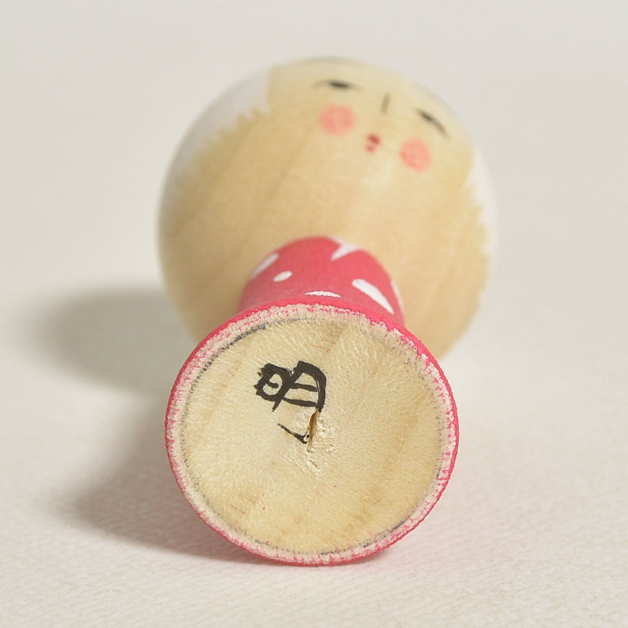 キャンディさんこけし 約2寸 約6cm 鈴木明 工人（作並系）#2327