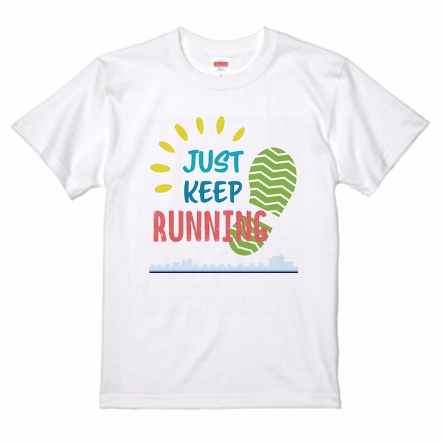 ランニングTシャツ ホワイト 男女兼用