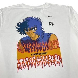 【LONELY論理】SS010 聖闘士星矢公式collaboration "IKKI" T-SHIRTS カットソー Tシャツ ストリート