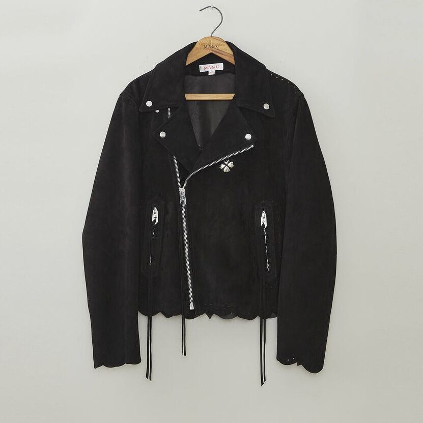 MASU SCALLOP LEATHER JACKET(BLACK)MSSS-BL0722 | IAAAM ONLINE MASU SCALLOP LEATHER JACKET(BLACK)MSSS-BL0722 | IAAAM ONLINE