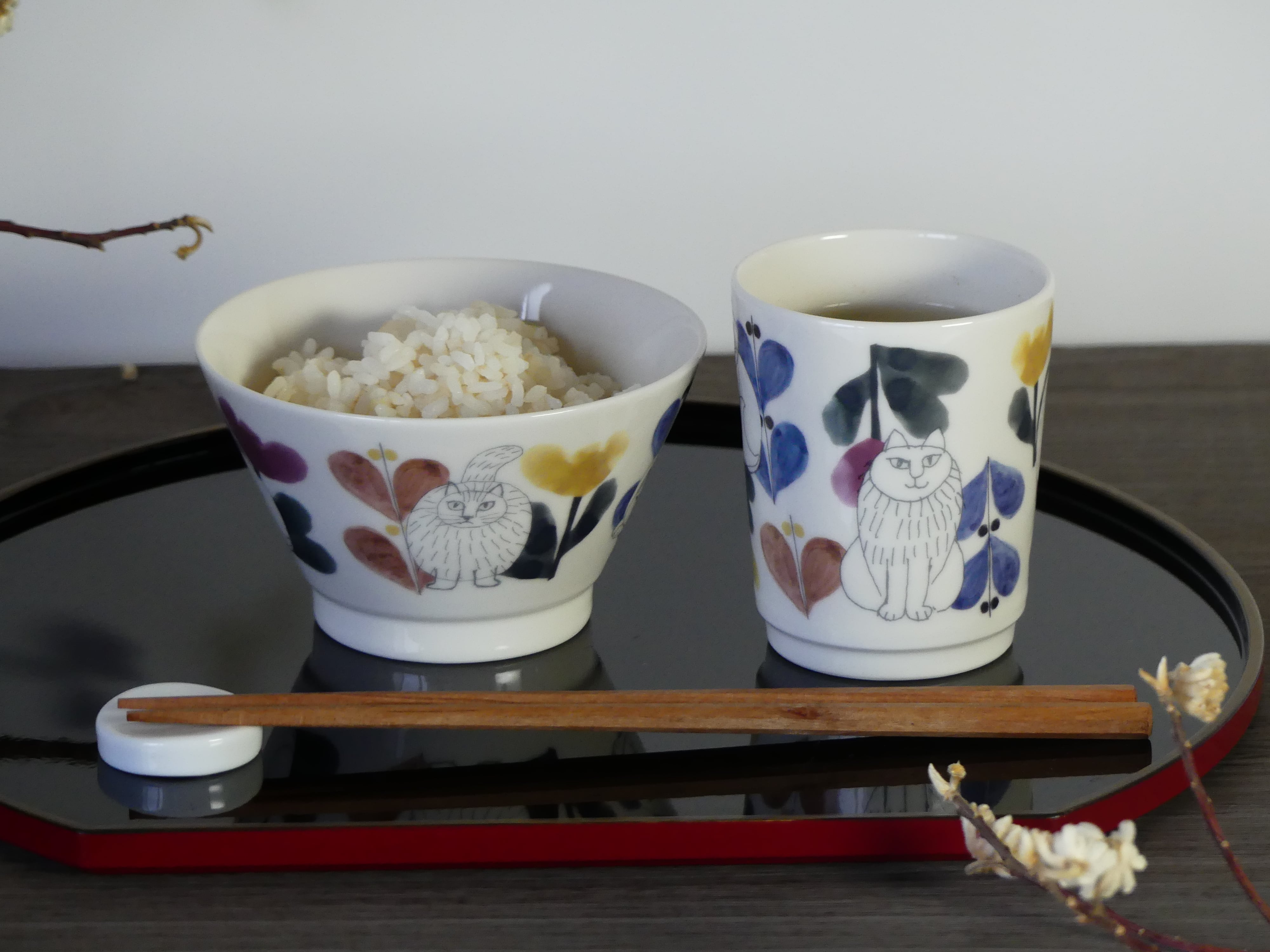 LISA LARSON】茶碗(フラワー)【LL150】LL155-351 | yamaka official