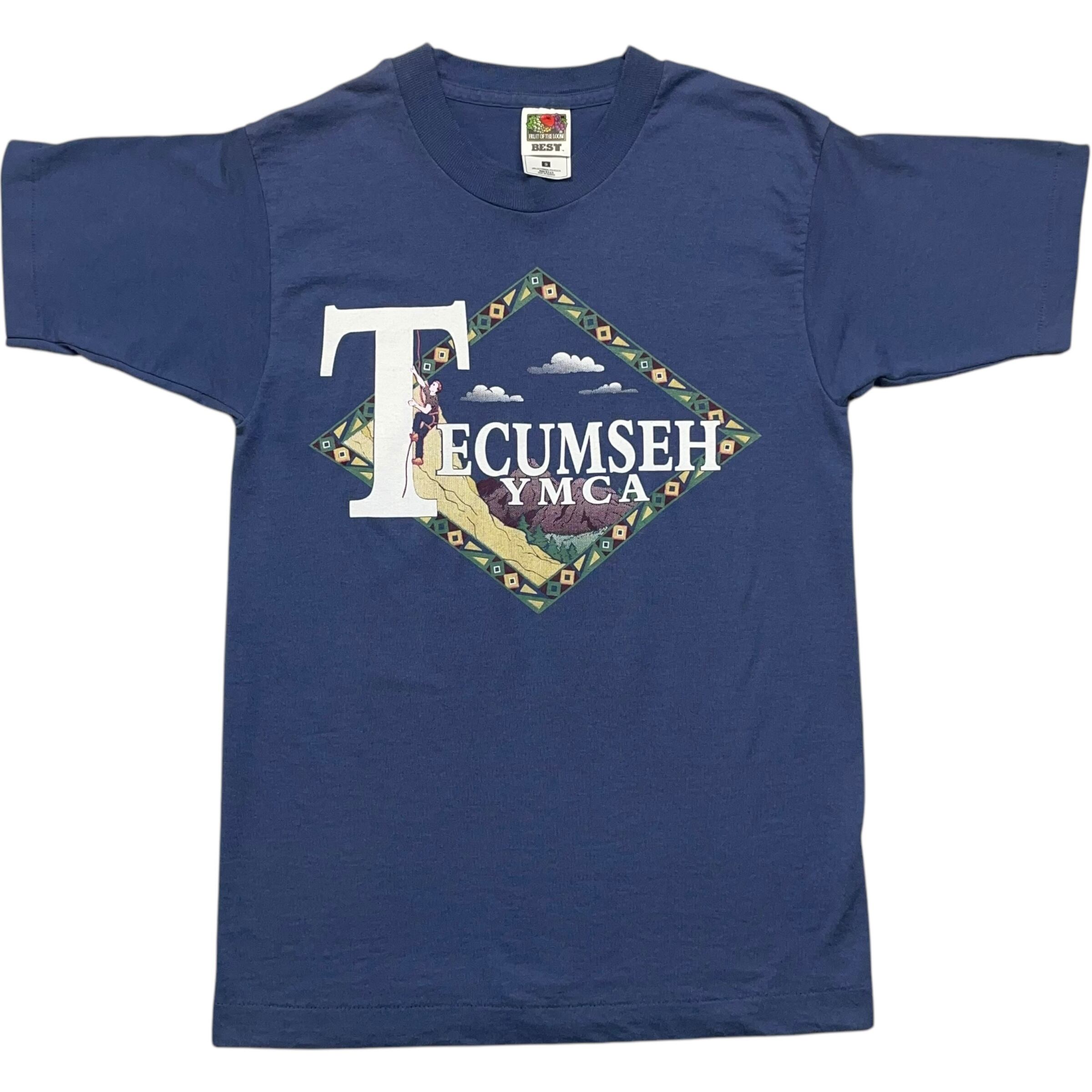 《S》 FRUIT OF THE ROOM フルーツオブザルーム Tシャツ TECUMSEH YMCA シングルステッチ USA製 90年代 vintage no.7132