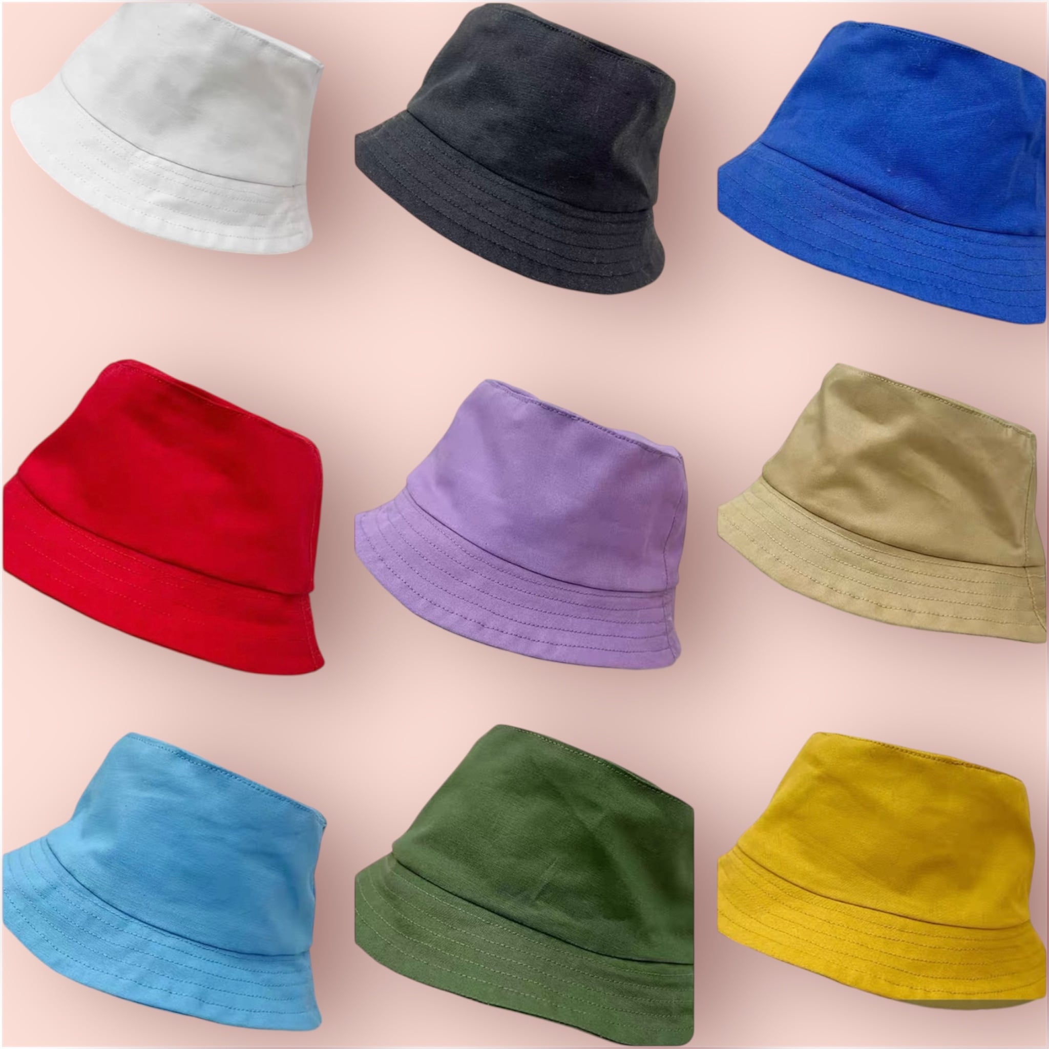 20cm用 ぬい小物 バケットハット バケハ 衣装 9カラー 推し活 ぬい活